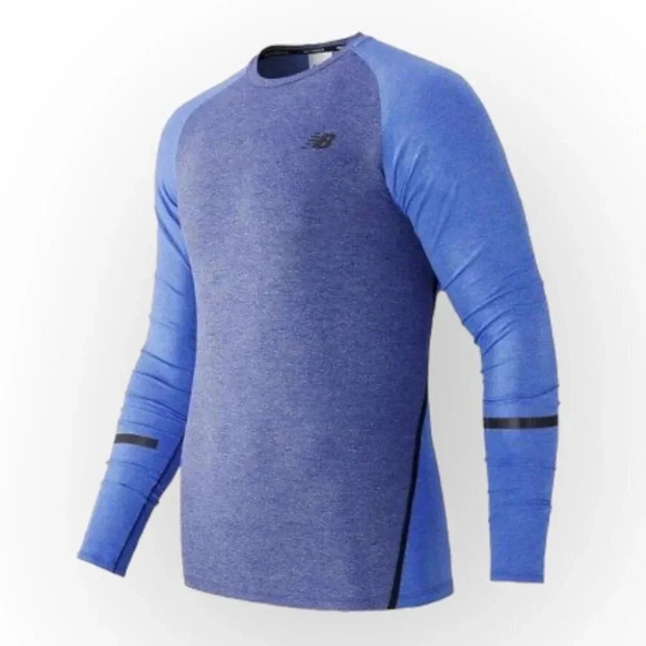New Balance Other - New Balance Adaptive Comp  LS Tee Blue